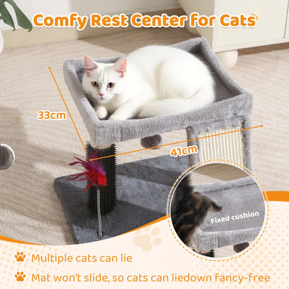 Multi-Functional Cat Tree Tower | Scratching, Playing & Resting 4-in-1 Set