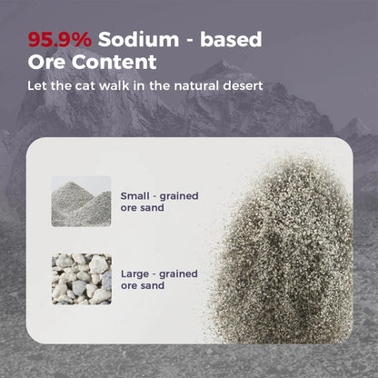 FurryPals Natural Sodium Clumping Cat Litter Features