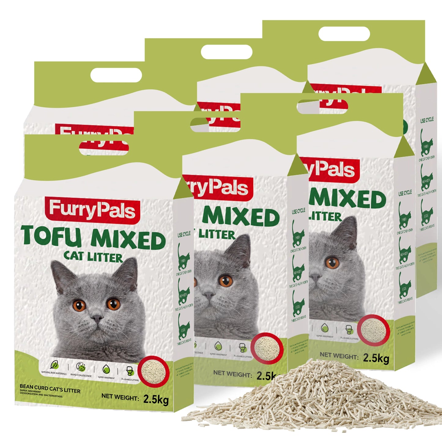 Tofu Mixed Cat Litter