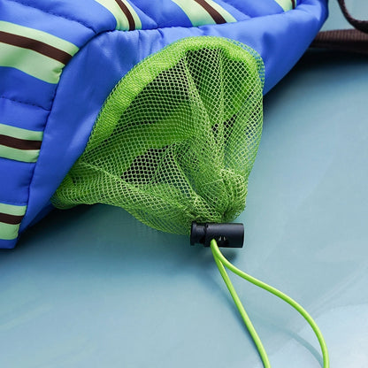 Color-Blocking Striped Pet Carrier