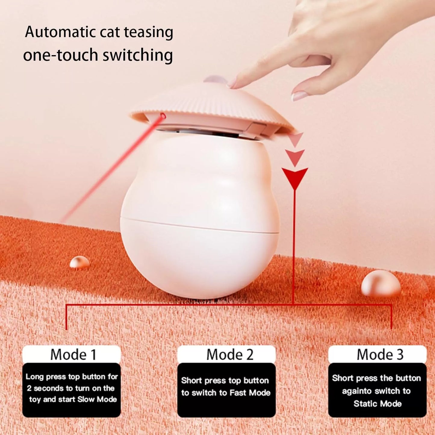 360° Smart Cat Laser Toy