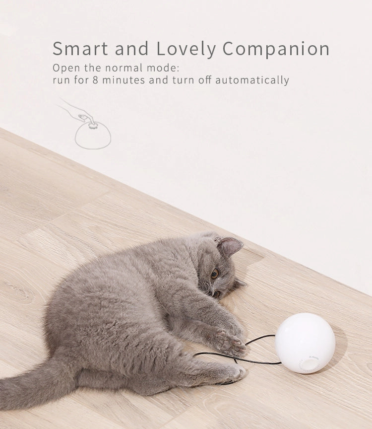Automatic Bell Teasing Cat Ball Toy