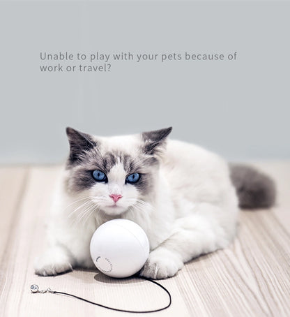 Automatic Bell Teasing Cat Ball Toy