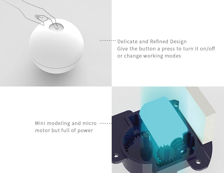 Automatic Bell Teasing Cat Ball Toy