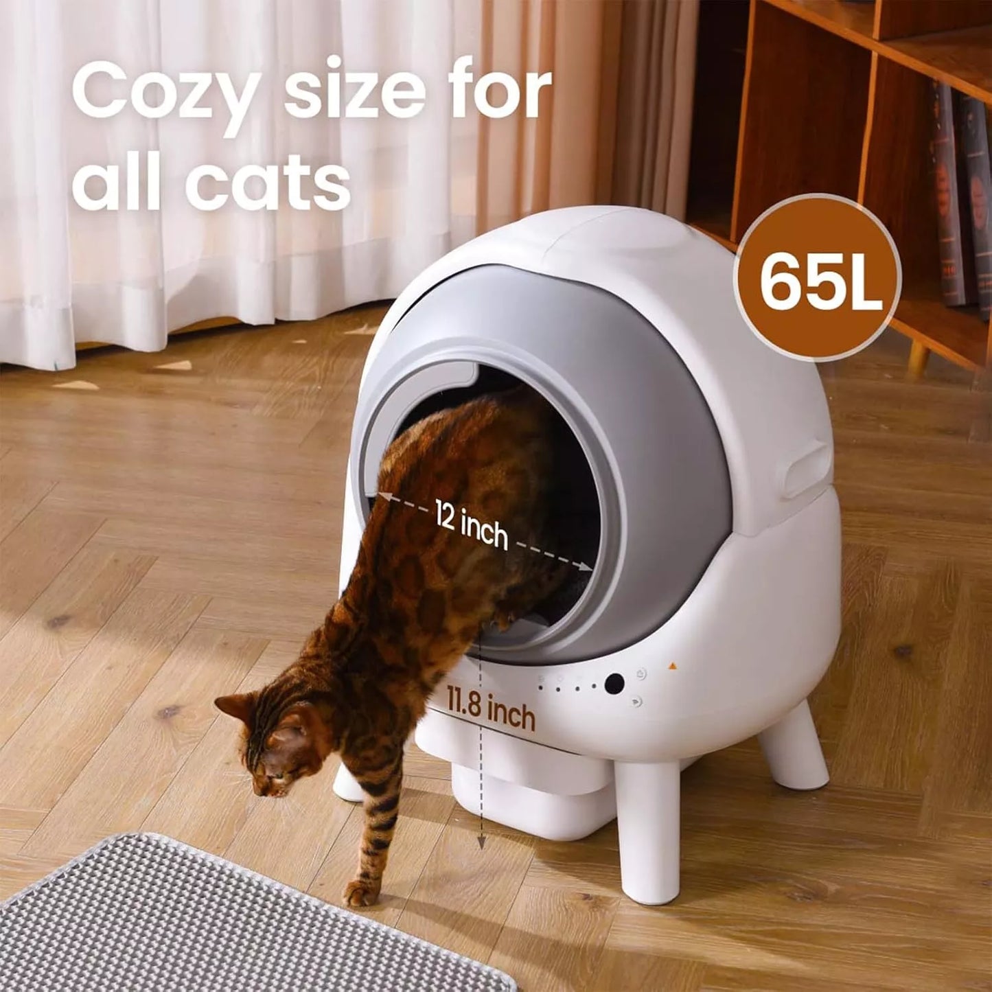 Smart Self-Cleaning Cat Litter Box
