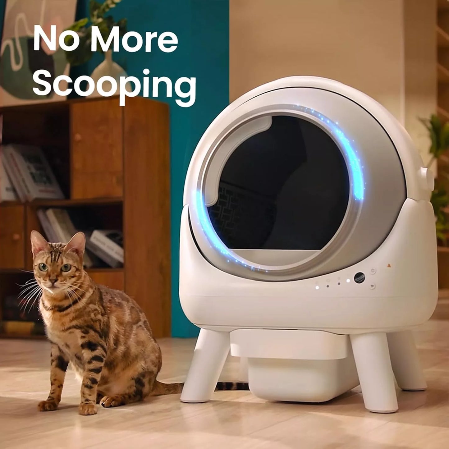 Smart Self-Cleaning Cat Litter Box