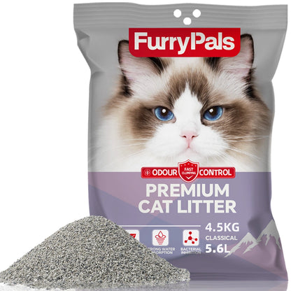Sodium Clumping Cat Litter – 99% Dust-Free & Odor Control | FurryPals