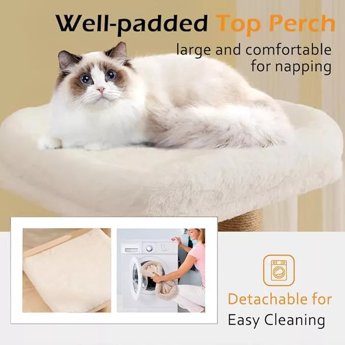 Solid Wood Cat Tree