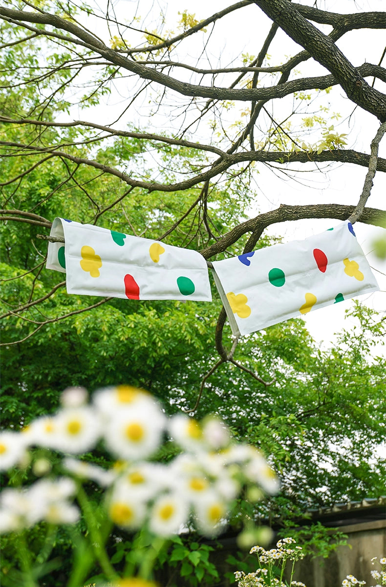 Square Colorful Bean Cooling Mat