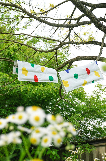 Square Colorful Bean Cooling Mat