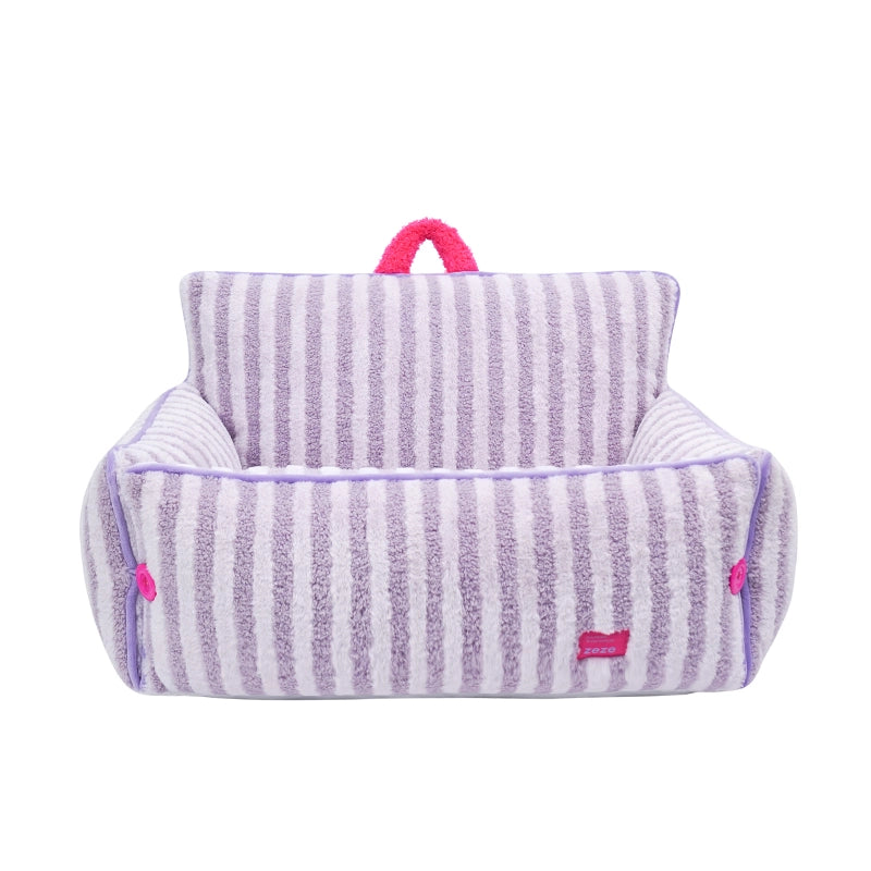 Striped Pet Sofa Bed