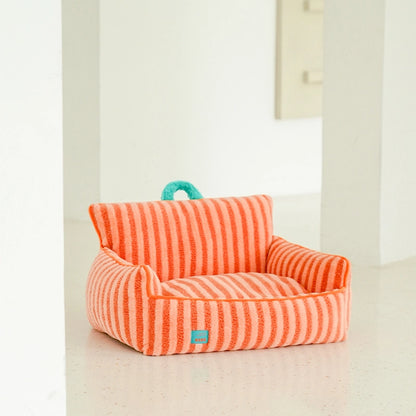 Striped Pet Sofa Bed