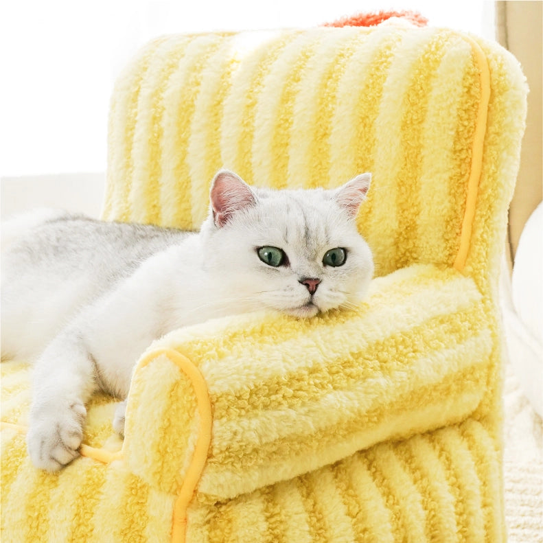 Striped Pet Sofa Bed