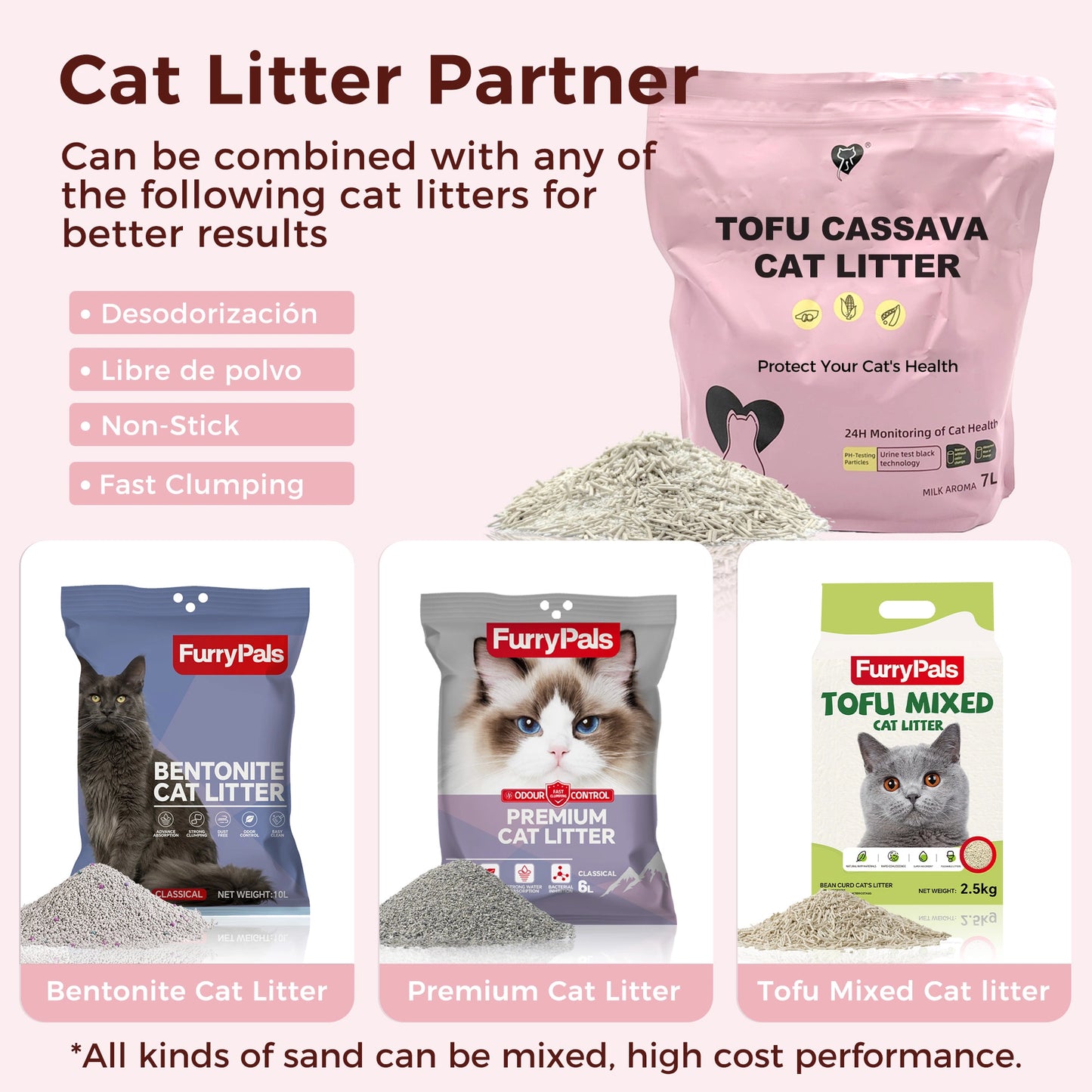 Tofu Cassava Cat Litter-Milk Aroma