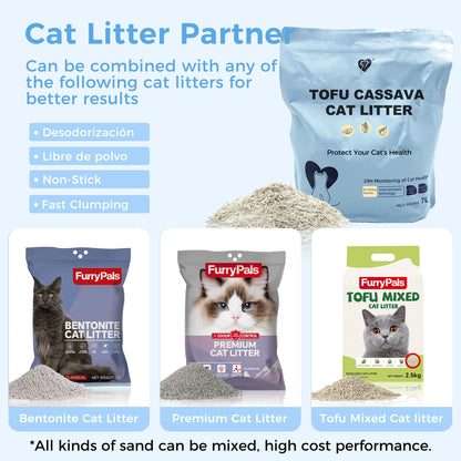 Tofu Cassava Cat Litter-Sea Breeze