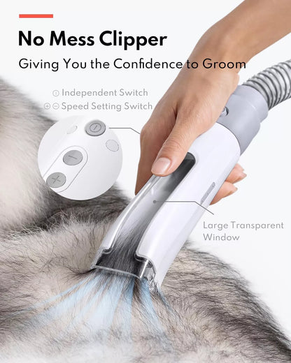 Pet Grooming Kit & Dog Hair Vacuum HC15