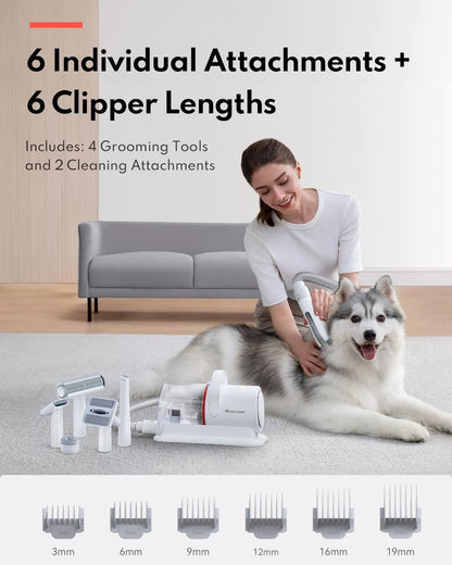 Pet Grooming Kit & Dog Hair Vacuum HC15