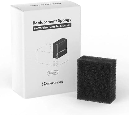 Replacement Sponge for CF20/BF10 Pet Fountain (6pcs)