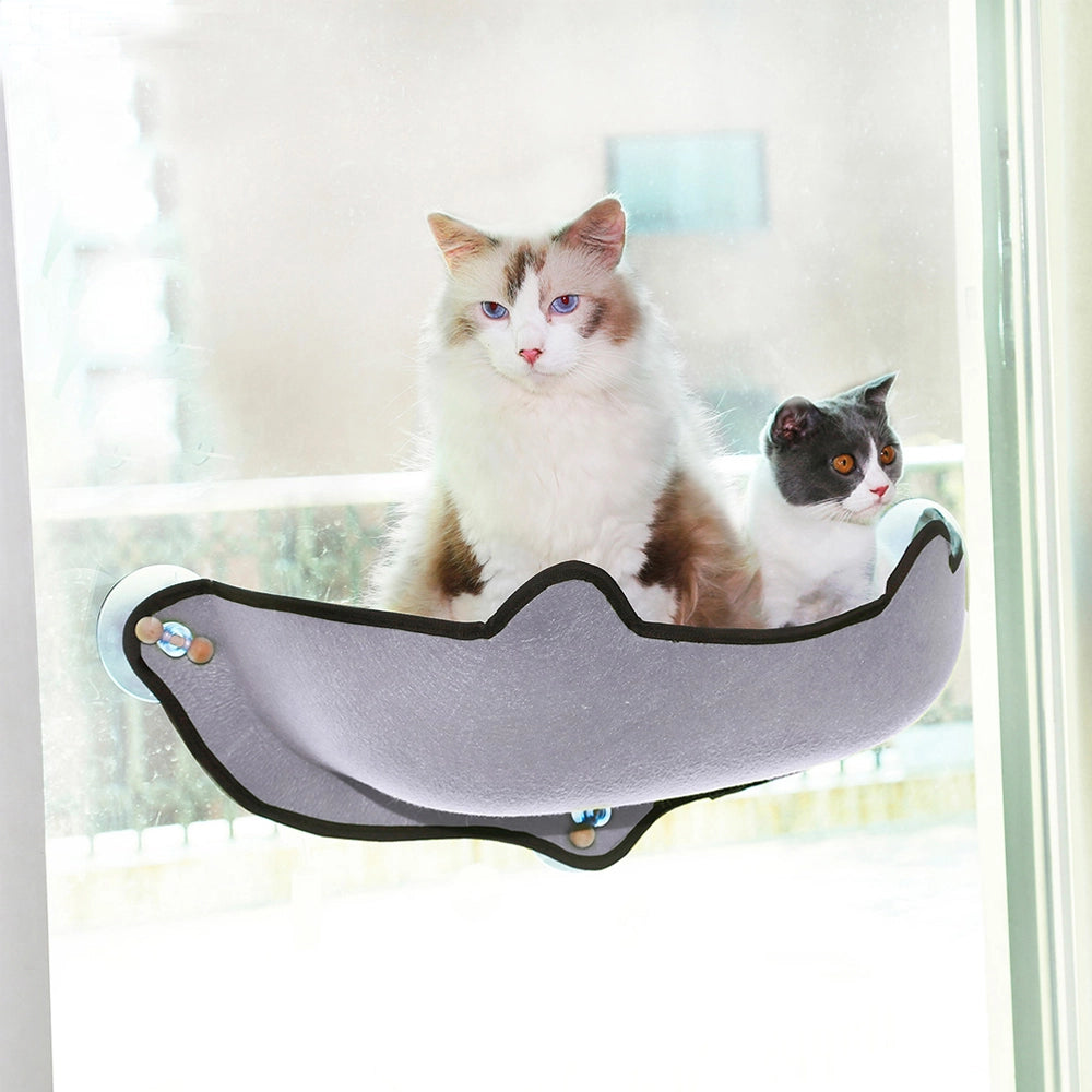 Window Perch Cat Hammock | Suction Cup & Space-Saving