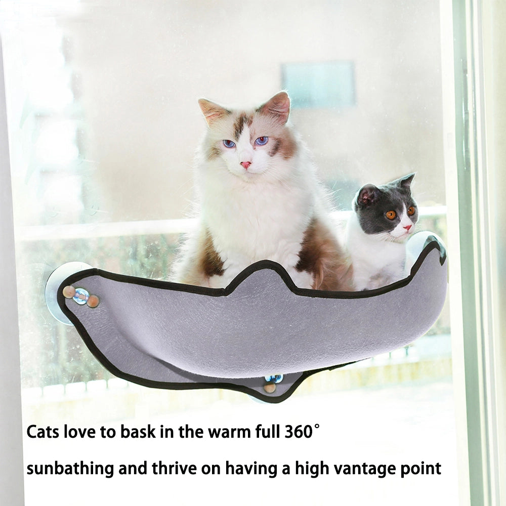 Window Perch Cat Hammock | Suction Cup & Space-Saving