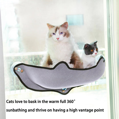 Window Perch Cat Hammock | Suction Cup & Space-Saving