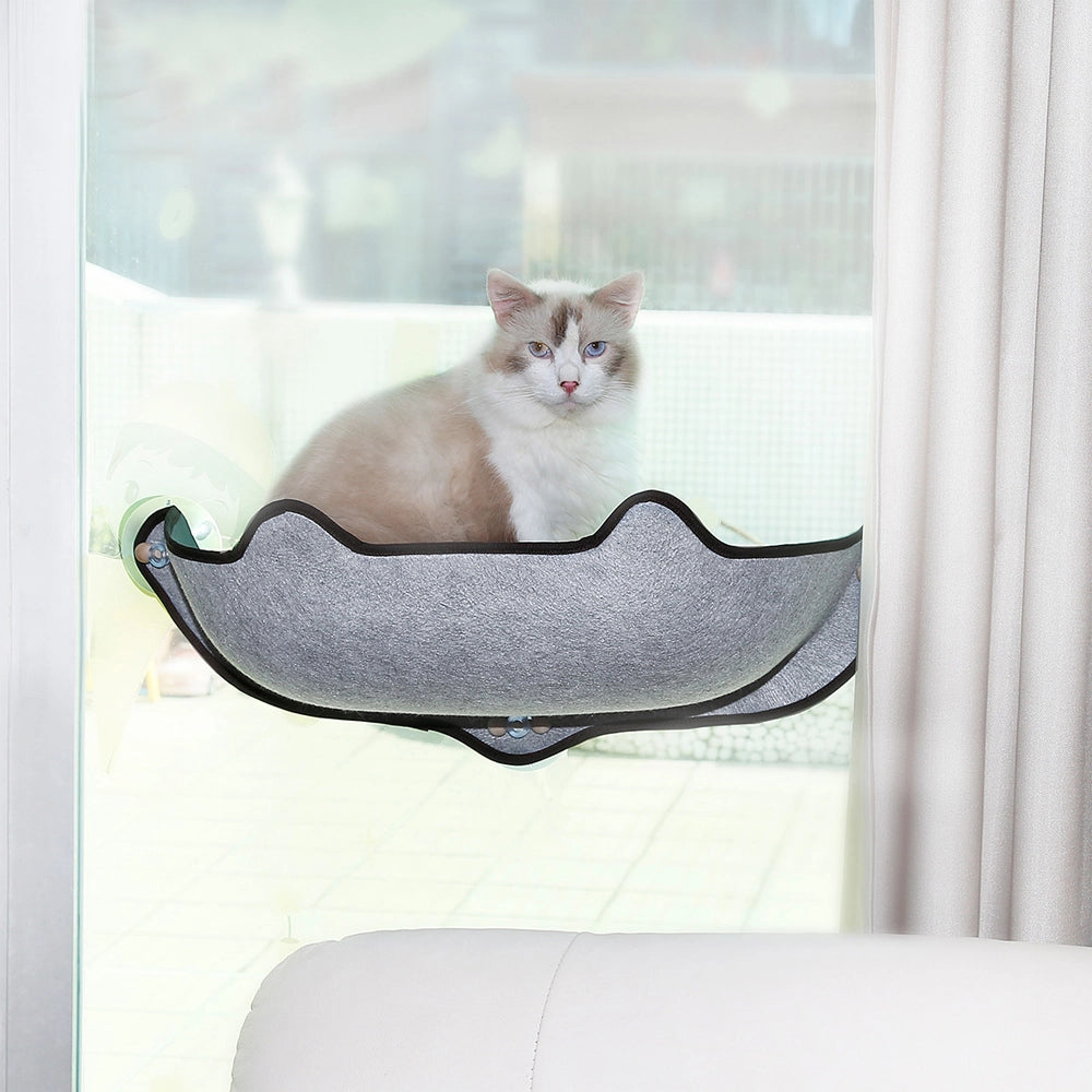 Window Perch Cat Hammock | Suction Cup & Space-Saving