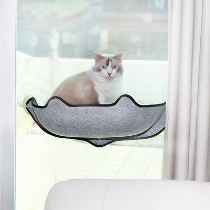 Window Perch Cat Hammock | Suction Cup & Space-Saving