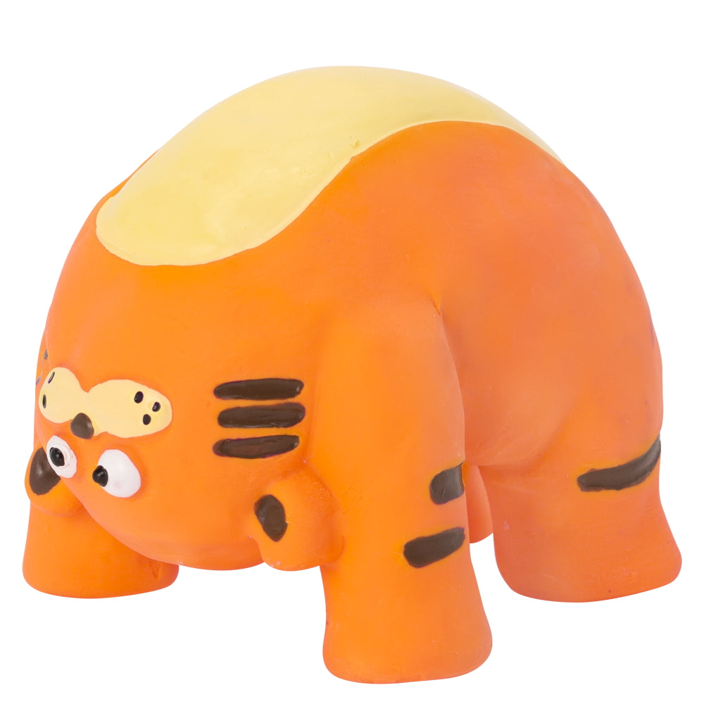 Backbend Animal Series Squeaky Chew Dog Toy tiger style