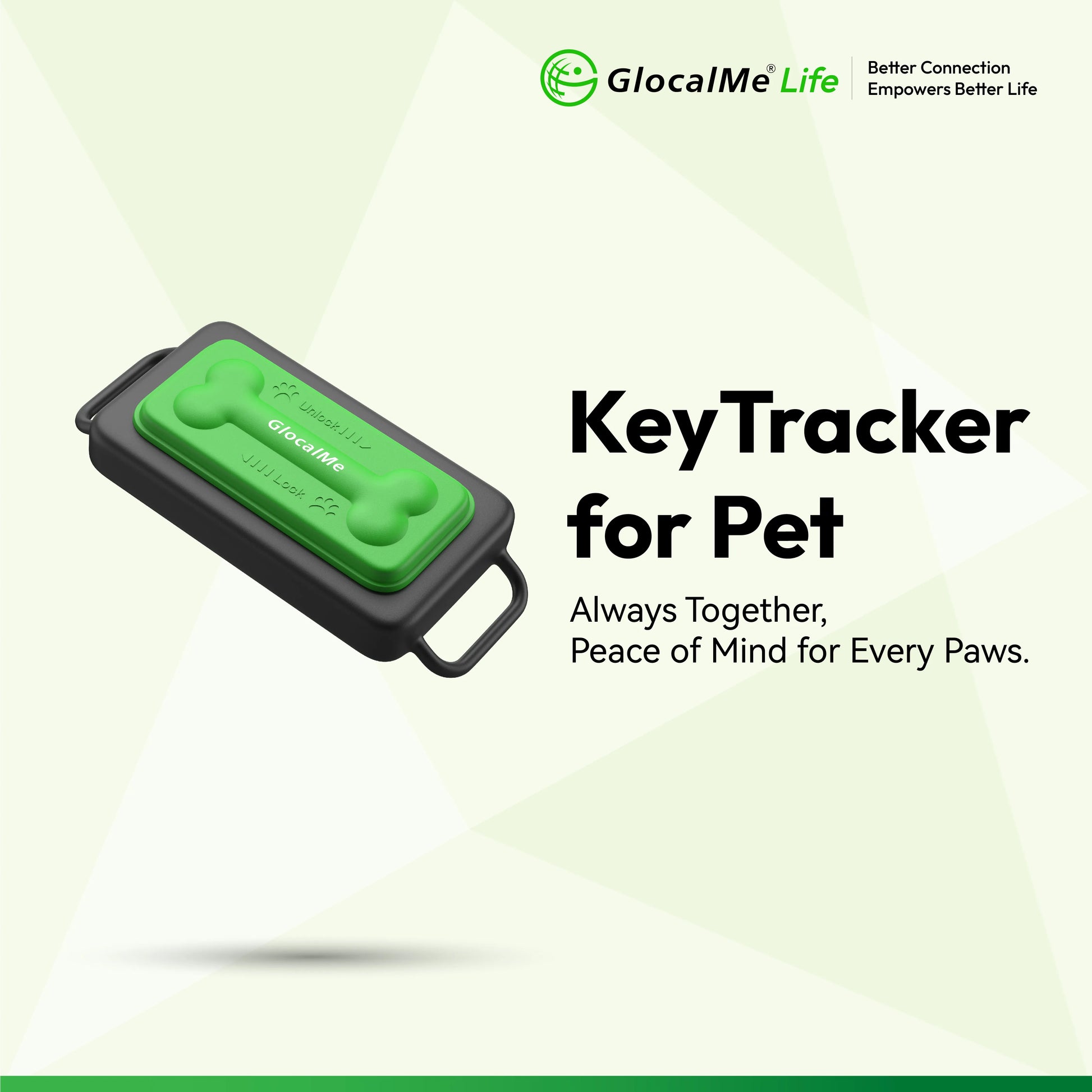 GlocalMe Unlimited Range Pet Tracker front view