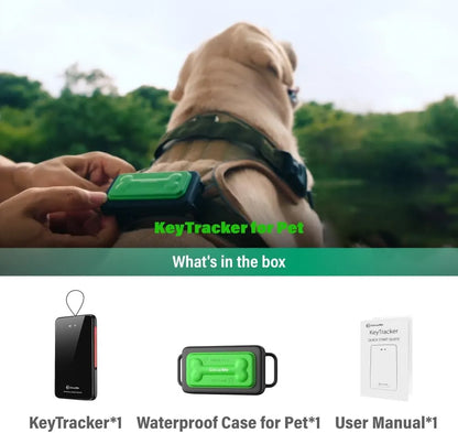 GlocalMe Unlimited Range Pet Tracker Package Contents
