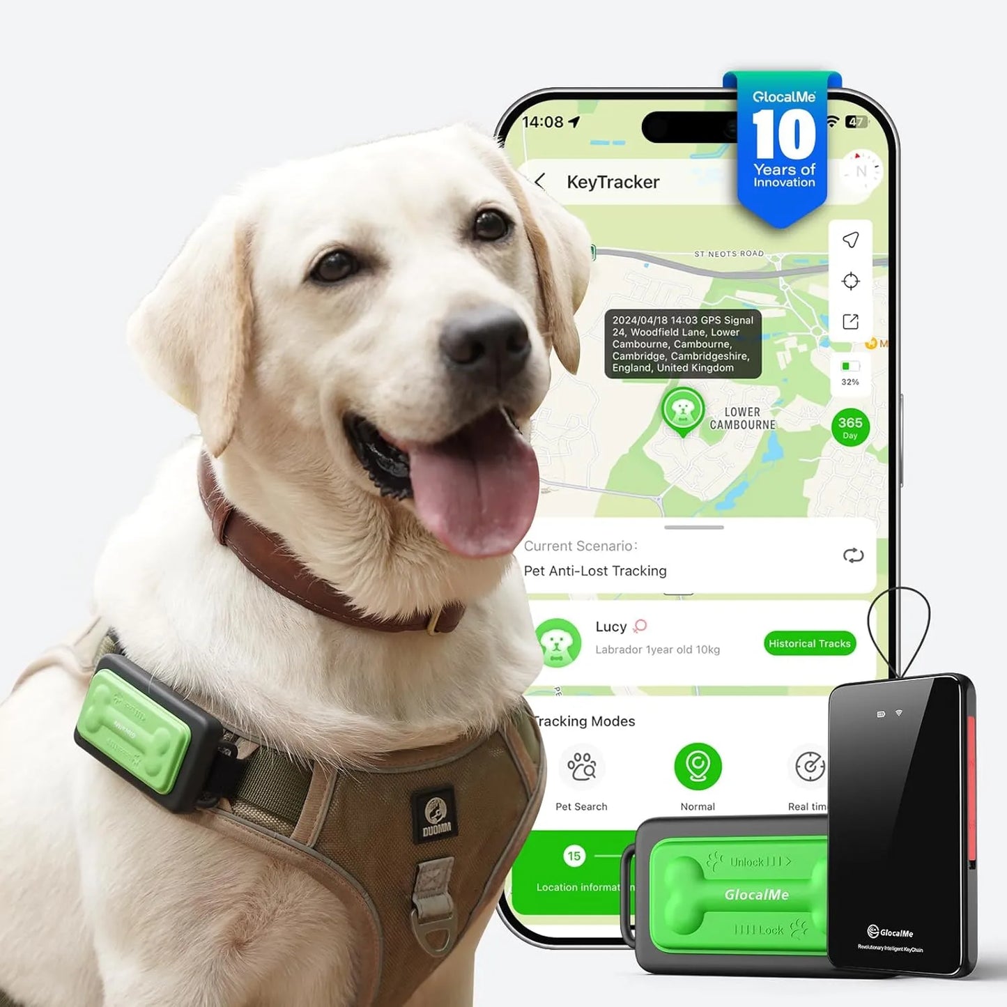 GlocalMe Unlimited Range Pet Tracker introduce