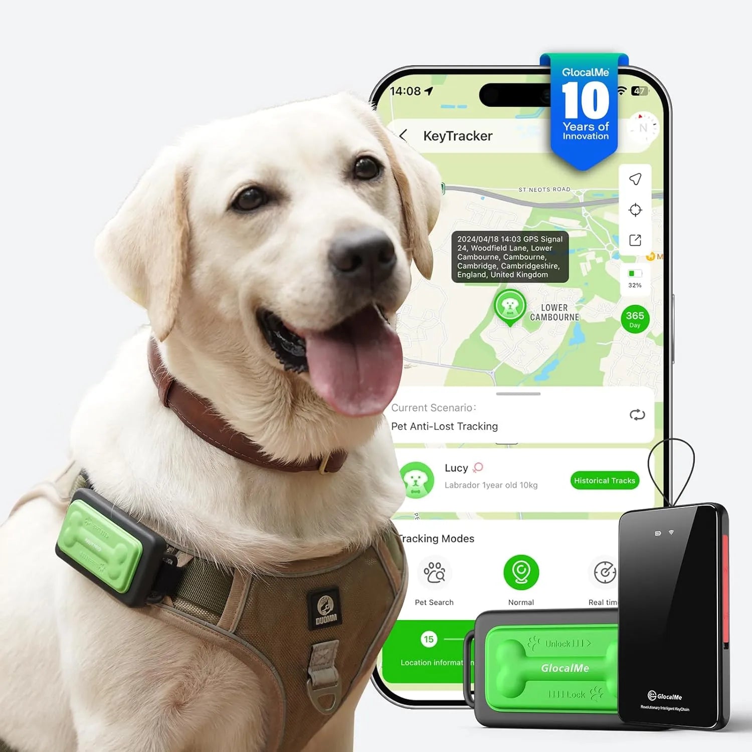GlocalMe Unlimited Range Pet Tracker introduce