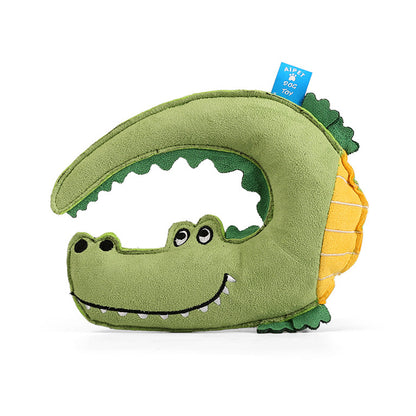 Interactive Chew Dog Toy Crocodile Style