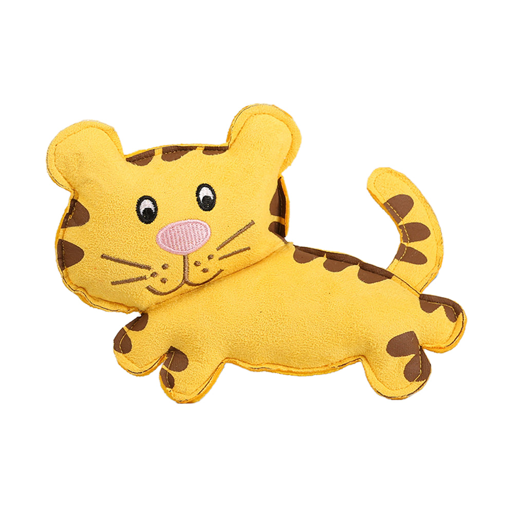 Interactive Chew Dog Toy Tiger Style