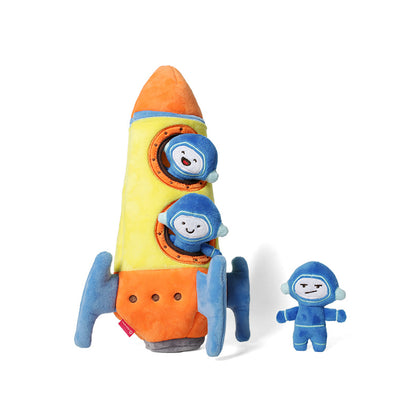 Interactive Chew Puzzle Dog Toy rocket style