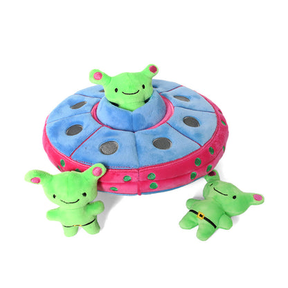 Interactive Chew Puzzle Dog Toy UFO style