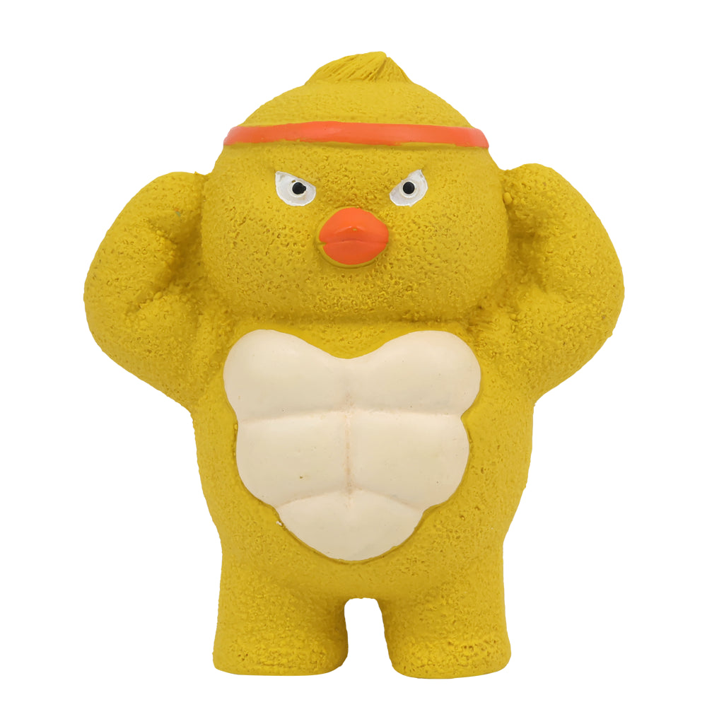 Muscle Series Squeaky Chew Dog Toy Chicken Style