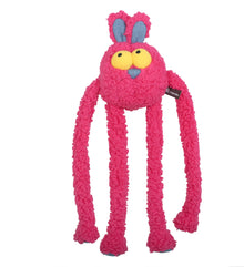 Shake-Shake Rabbit Squeaky Chew Dog Toys pink style 