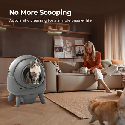 Smart Self-Cleaning Cat Litter Box benefit