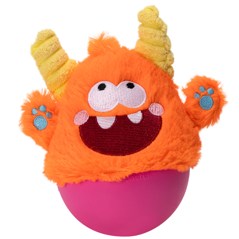 Squeaky Chew Dog Toy orange style