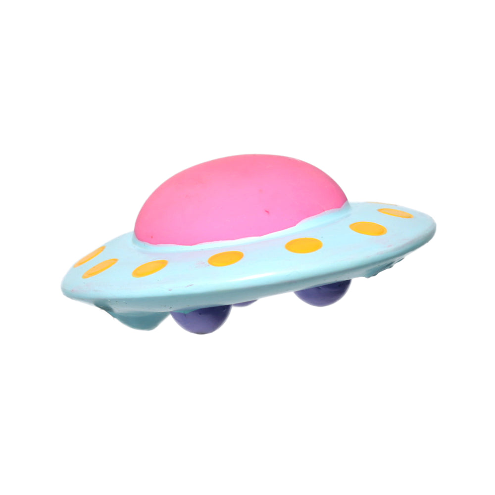 Squeaky Chew Dog Toy UFO style