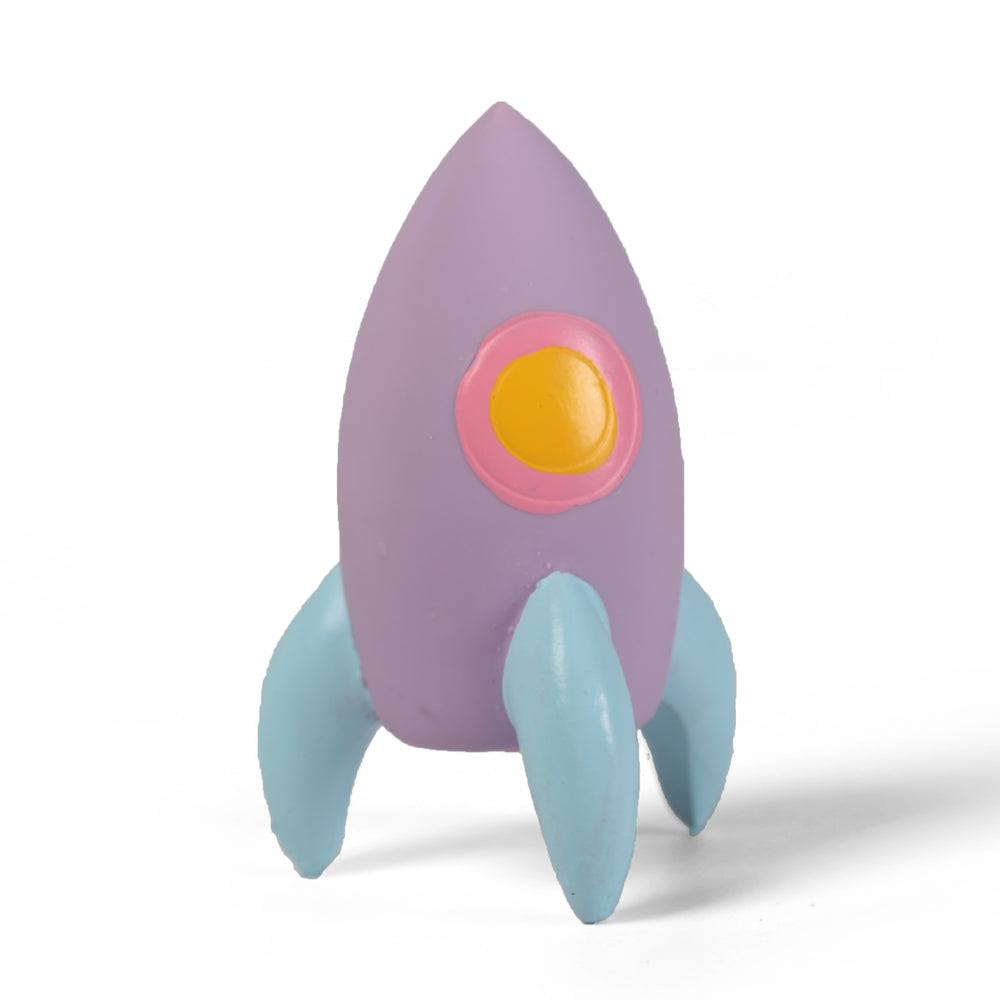 Squeaky Chew Dog Toy rocket style